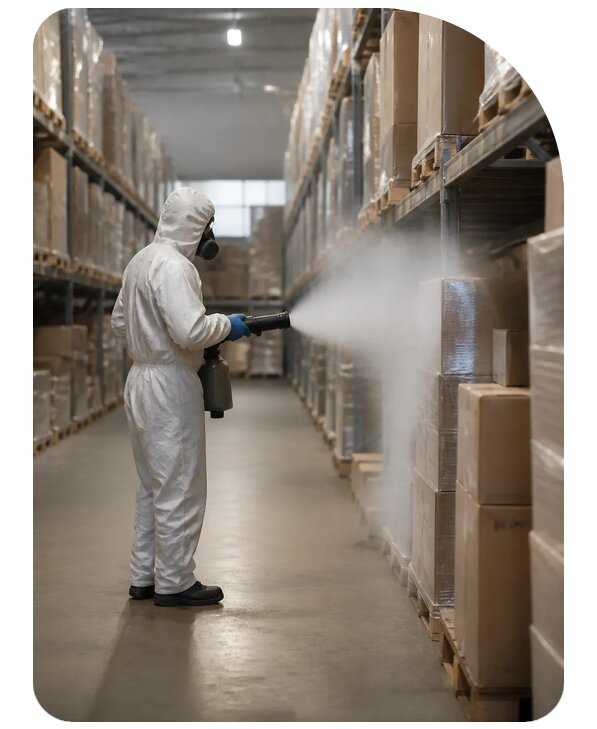Обработка склада от насекомых в Шадринске по цене от 5171 р. | Сенат-Шдр