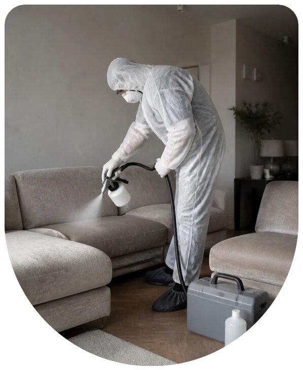 Профессиональная дезинфекция мягкой мебели с выездом в Шадринске